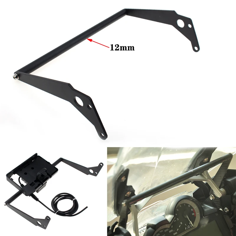 Мобильный навигационный кронштейн для BMW R1200GS LC 13 18 Adventure 14 мотоциклетное USB