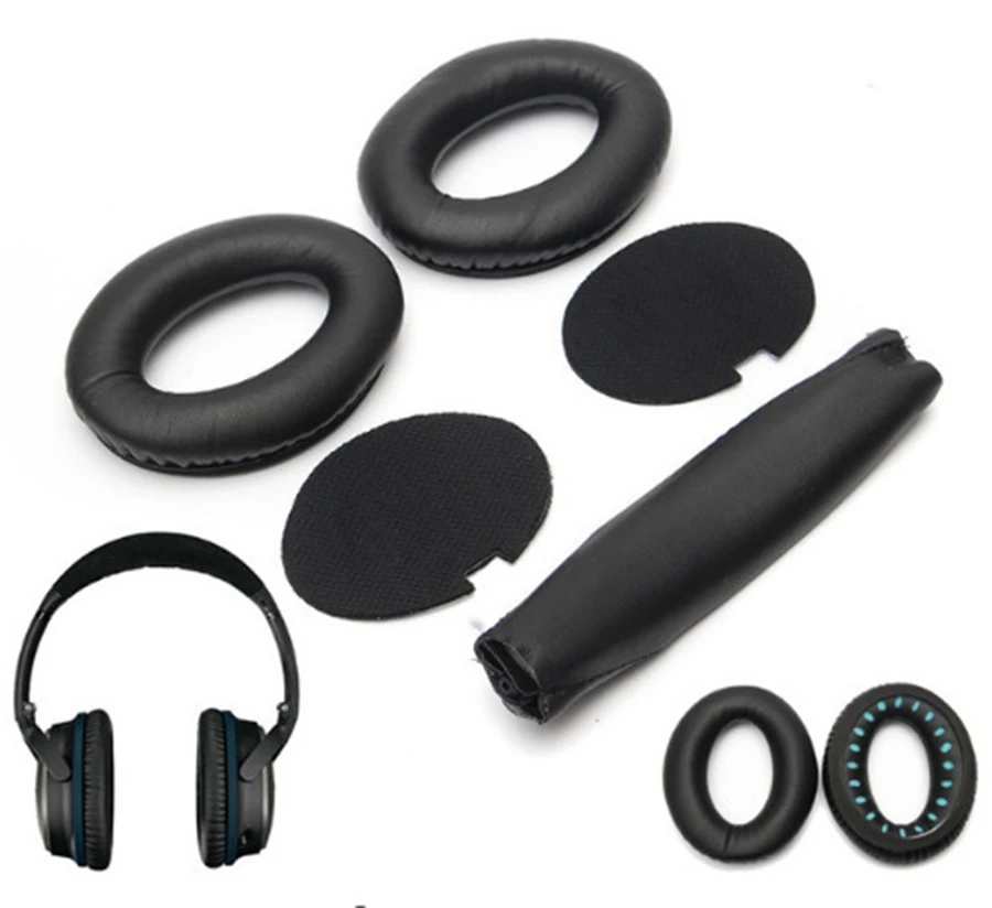 Подходит для BOSE QC15 наушники пояс оголовья с 5 комплектами кожаных наушников |