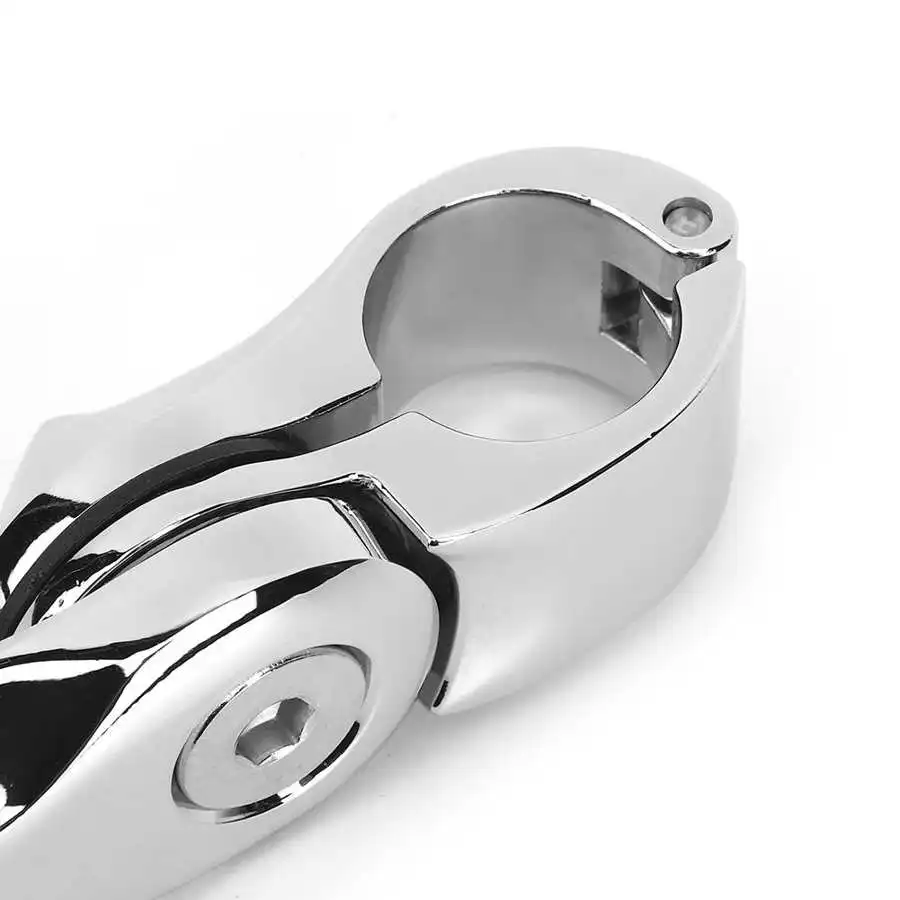 

Motorcycle Peg Silver Short Motorcycle Highway Clamps Mounting Bracket Footrest Bracket Fit for FLHTCU 1984-2019