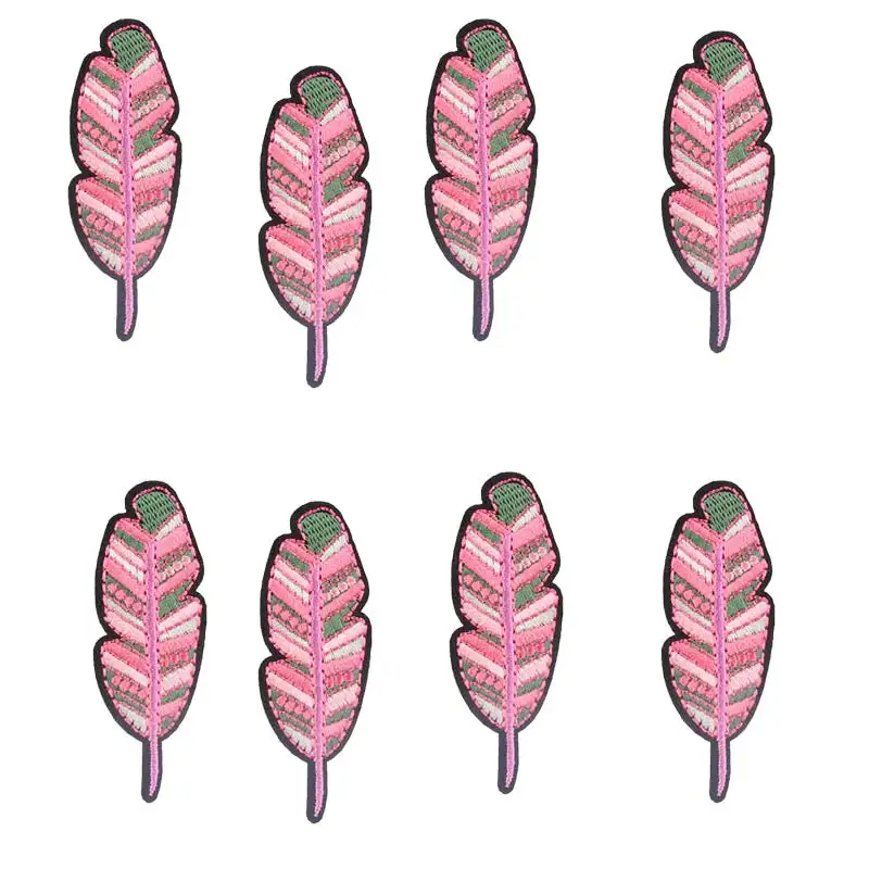 10 шт./компл. пластырь с растениями дешевые вышитые Пластыри для одежды мультяшный