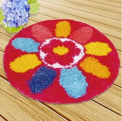 Вышитый ковер сделай сам тигровый необработанный коврик для вязания крючком