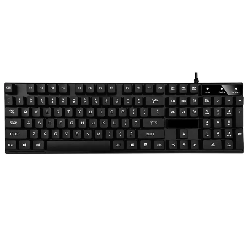 Проводная игровая клавиатура USB эргономичная Удобная для ПК ноутбука Pro Gamer 2 4 Ghz