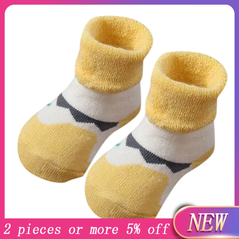 Носки для малышей Новинка года, горячая распродажа, детские Нескользящие Вязаные Теплые Носки с рисунком животных для маленьких мальчиков и девочек носки для новорожденных,# N5