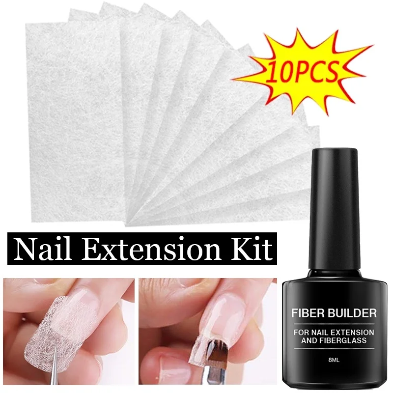 Azure beauty Стекловолоконные обертывания удлиняющие строительные волокна Гель лак