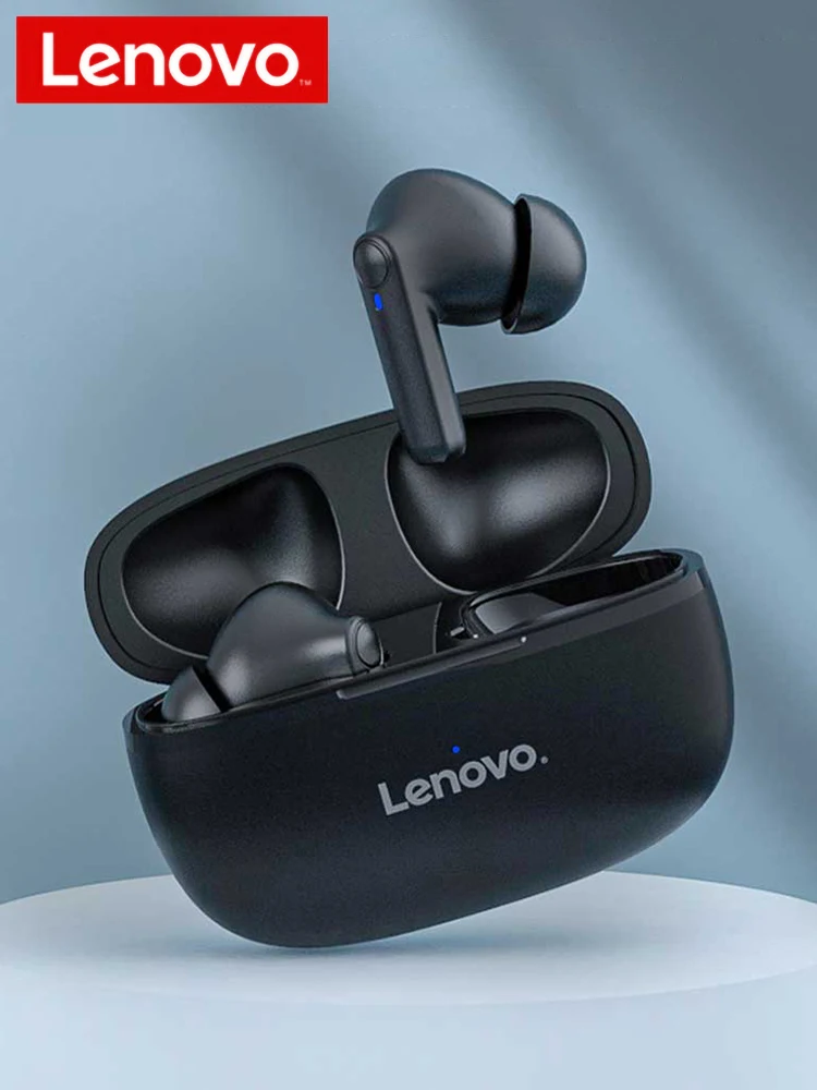 Беспроводные Bluetooth наушники Lenovo HT05 TWS спортивные стереогарнитура с микрофоном и
