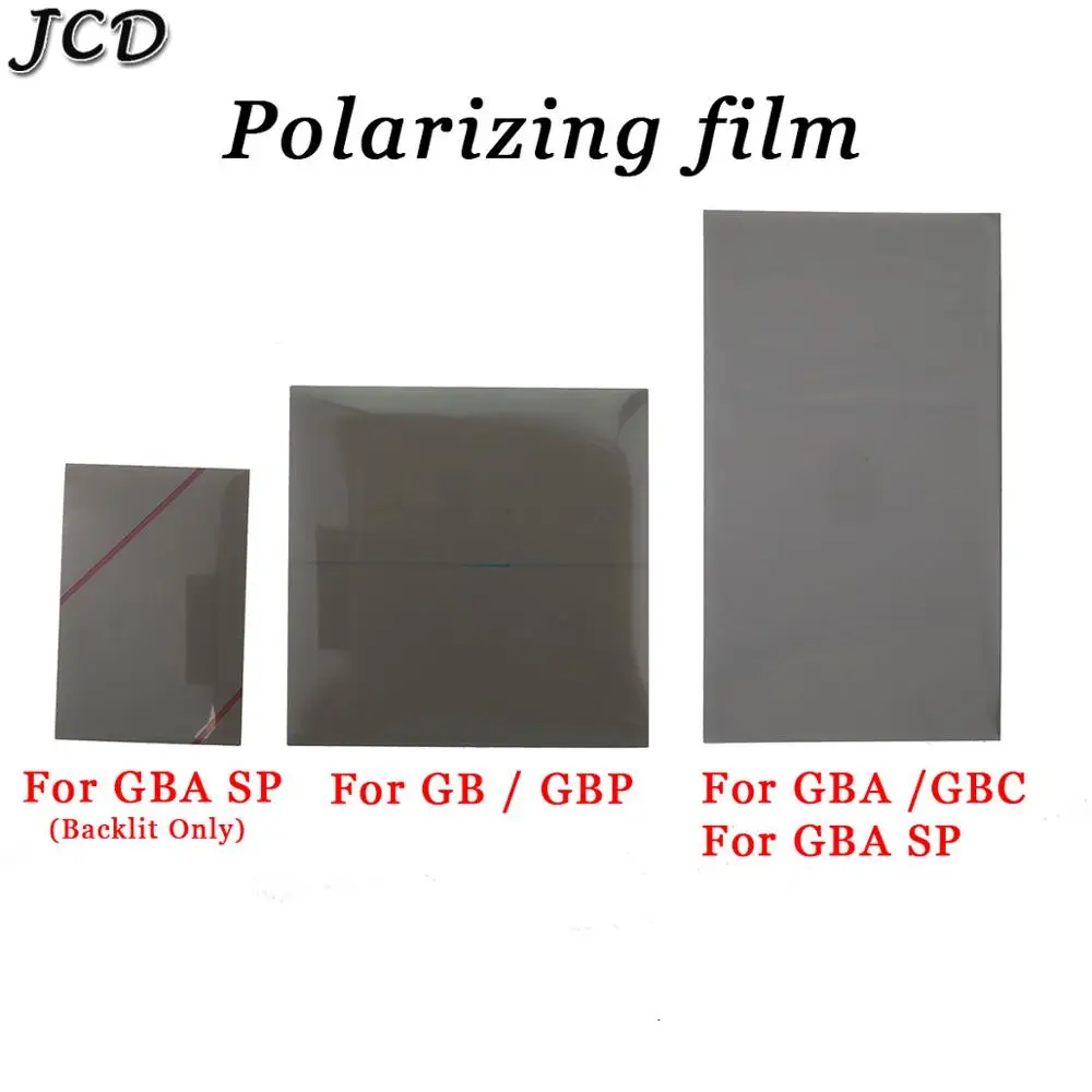 JCD 10 шт. поляризационный фильтр для Gamboy GB DMG GBP GBA GBC GBASP SP NGP WSC|Запасные части| |