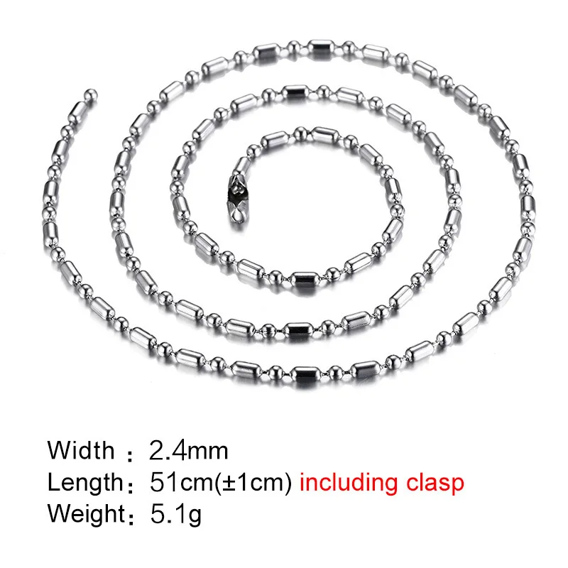 

FXM CCB63 stainless steel 51cm necklace hot sell top quality single women single necklace gift women jewelry