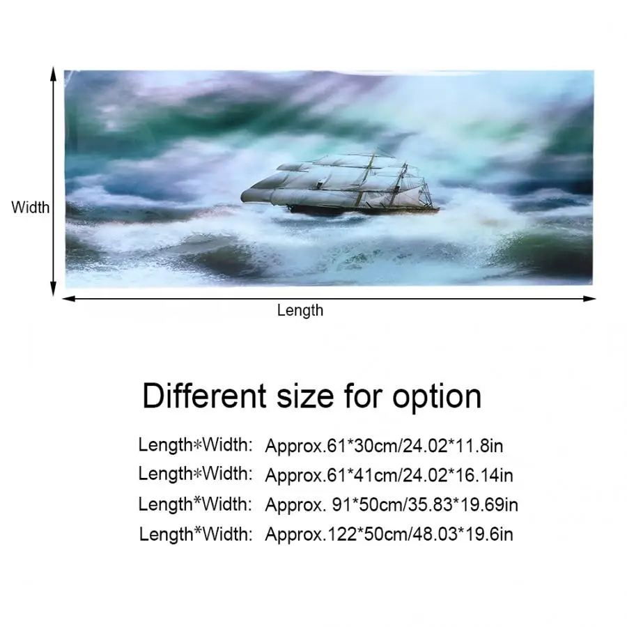 Рыба ПВХ стикер фон Плакат декоративной живописи Пейзаж Изображение для