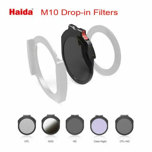Оптическое стекло M10 система drop in фильтр для держатель фильтра CPL ND GND Clear Night +