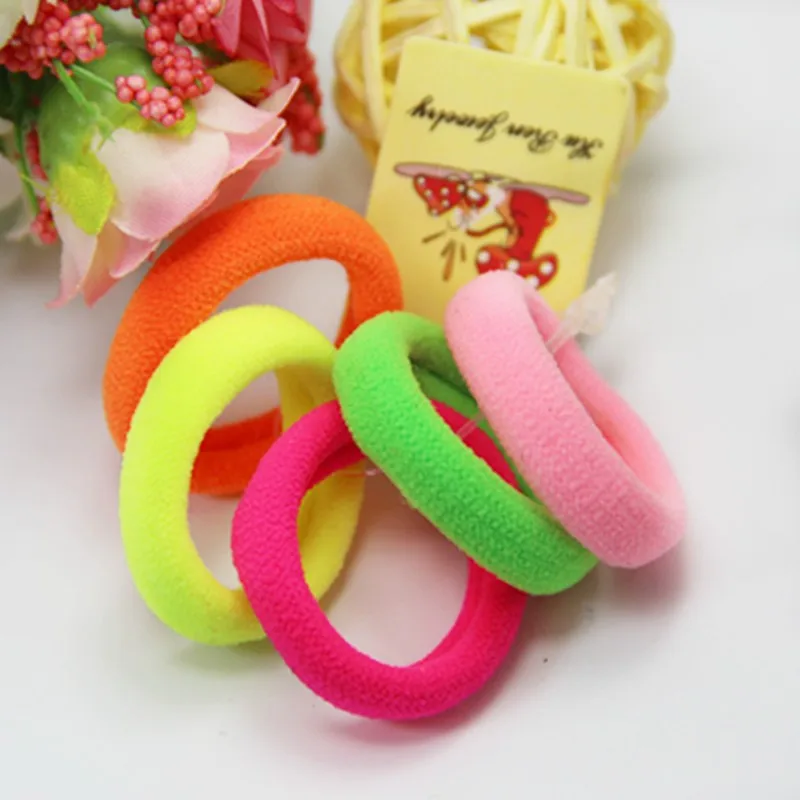 5 шт./лот новые милые Стильные Детские эластичные резинки для волос смешивание