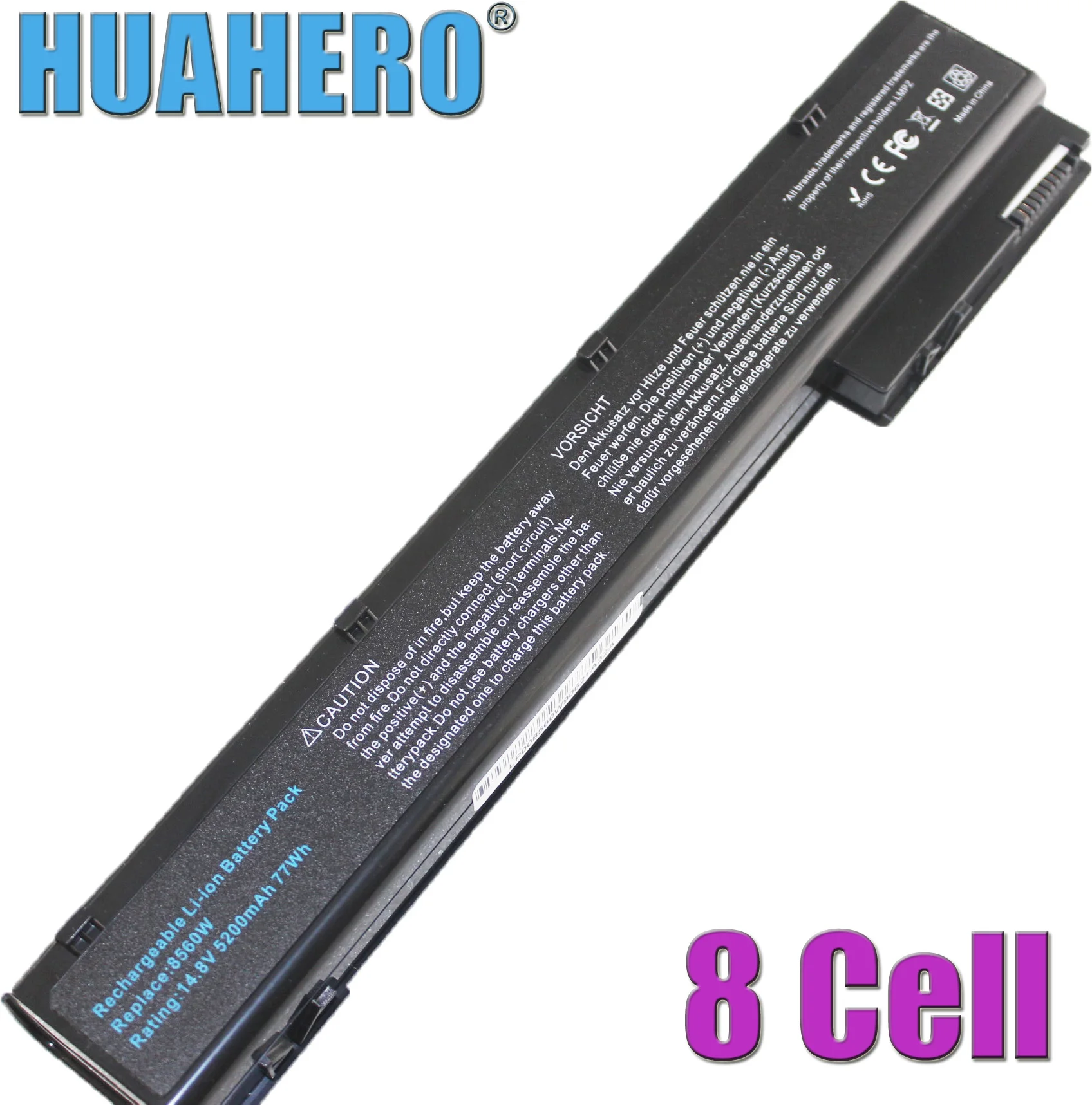 

HUAHERO 8Cell 14.8V VH08 VH08XL Battery For HP EliteBook 8560w 8570w 8760w 8770w HSTNN-IB2P HSTNN-I93C 632425-001 632427-001 PC