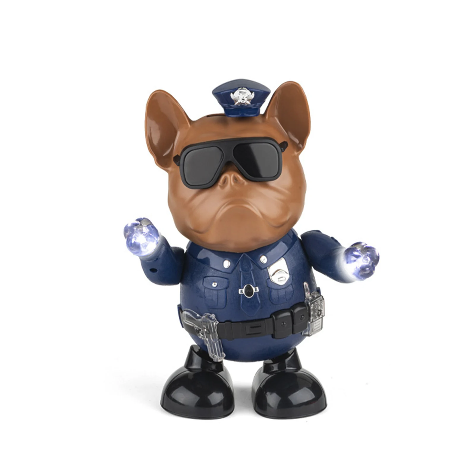

Walking Dancing Police Dog Toys For Kids Robot Toy With LED Flashing Lights And Music Smart Interactive Electronic Singing Toy
