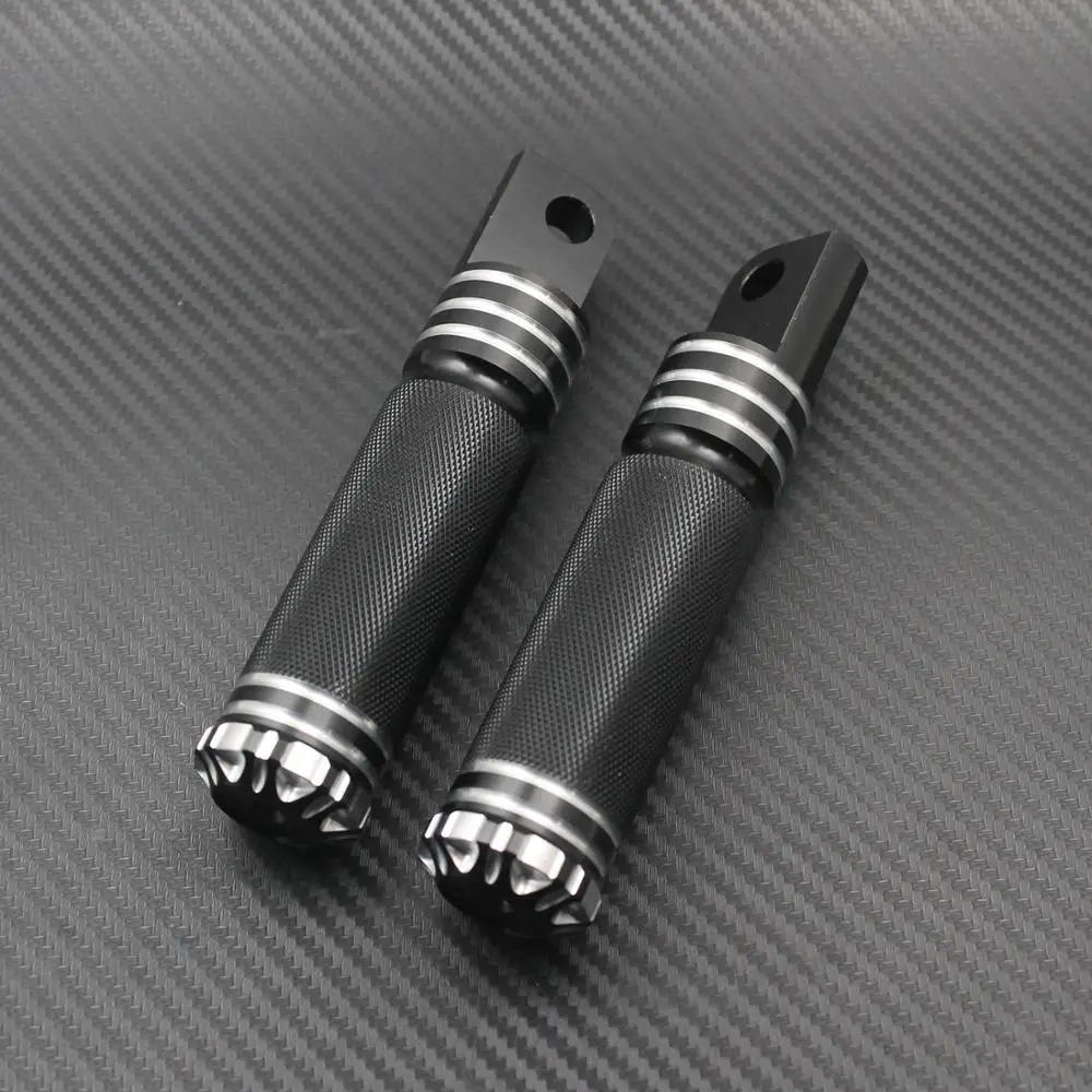 Черная ножная педаль для мотоцикла набор ногтей Harley Touring Dyna Fatboy Sportster XL883 1200 Road King