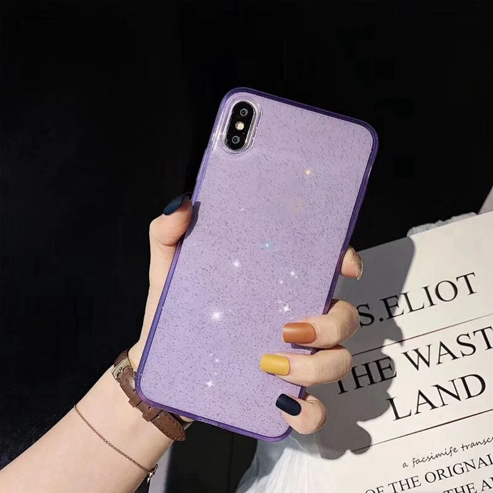 KISSCASE Роскошные блестящие мягкие чехлы для телефонов Чехол iPhone 7 X XR XS MAX ЗАЩИТА ТПУ