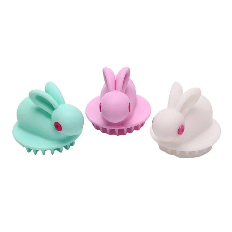 

1X Silicone Shampoo Scalp Hair Massager Hair Washing Comb Bath Spa Massage Brush