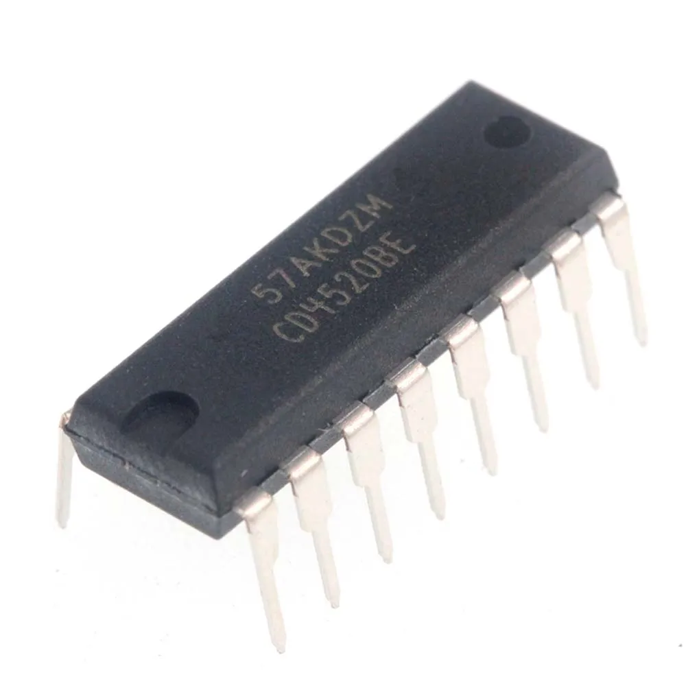 

10 шт. CD4520BE DIP16 CD4520 DIP 4520BE DIP16 CMOS двойные вверх-счетчики IC