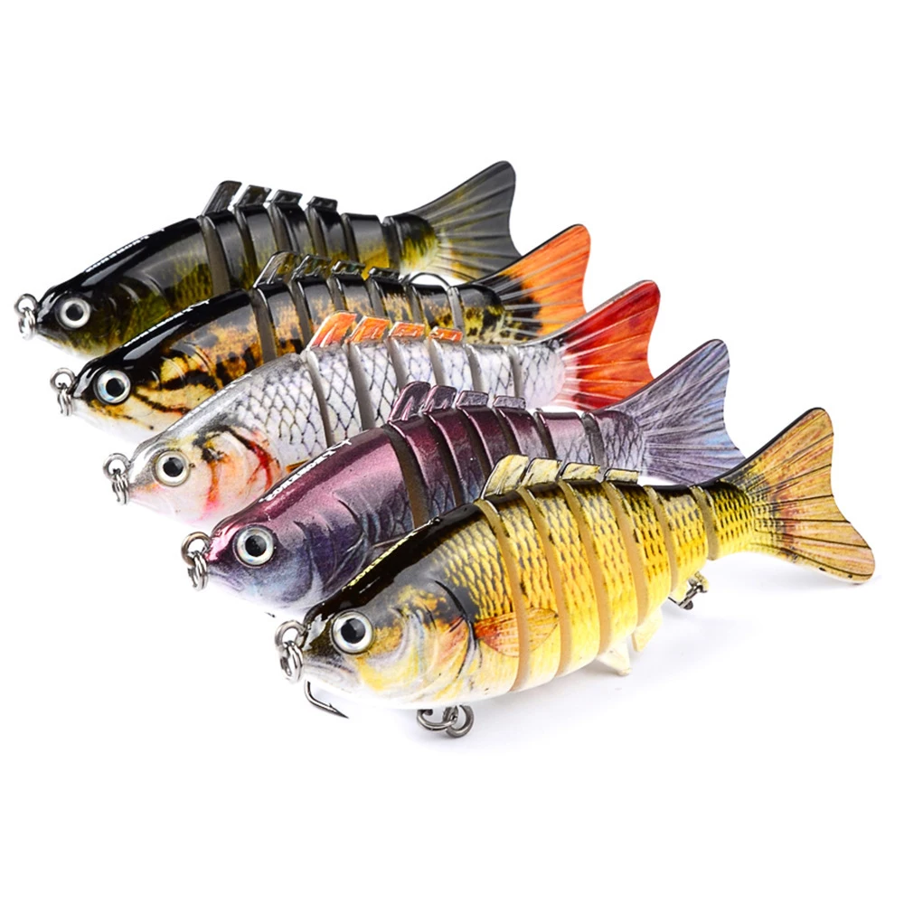 

10cm 15.2g Wobblers Pike Fishing Lures Artificial Multi Jointed Sections Artificial Hard Bait Trolling Pike Carp Fishing Tools