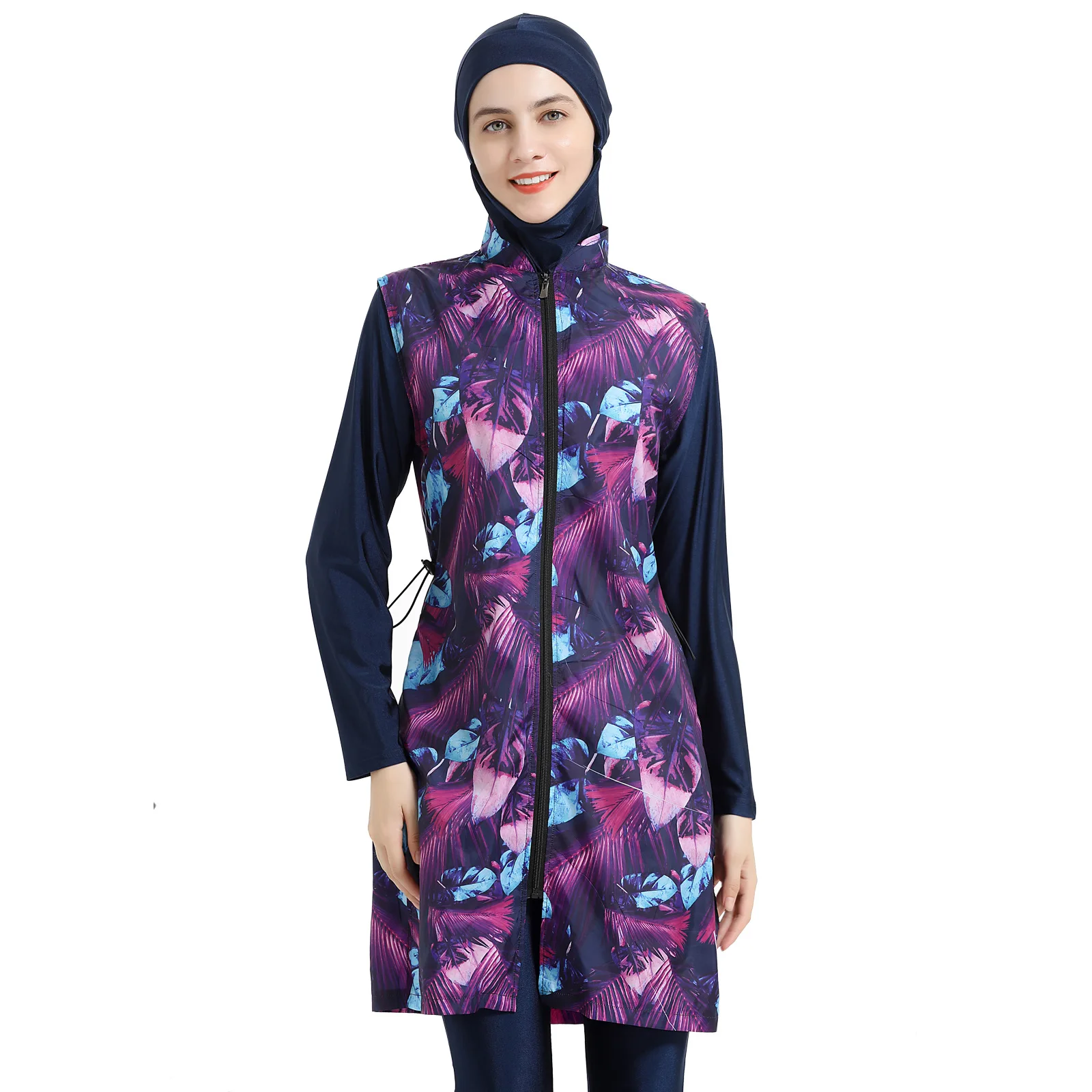 Женские мусульманские купальники размера плюс Baju купальный костюм из трех