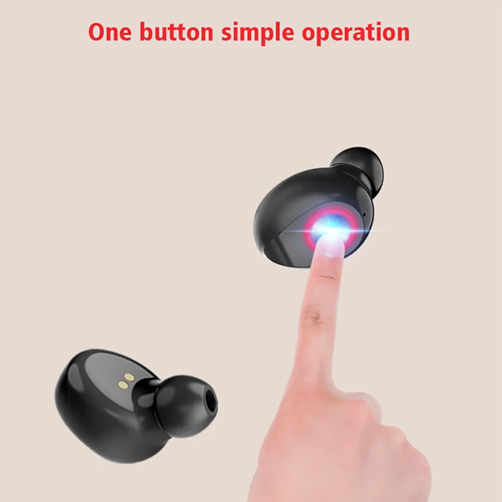 Bluetooth наушники чувствительные стерео TWS телефон зарядка светодиодный дисплей