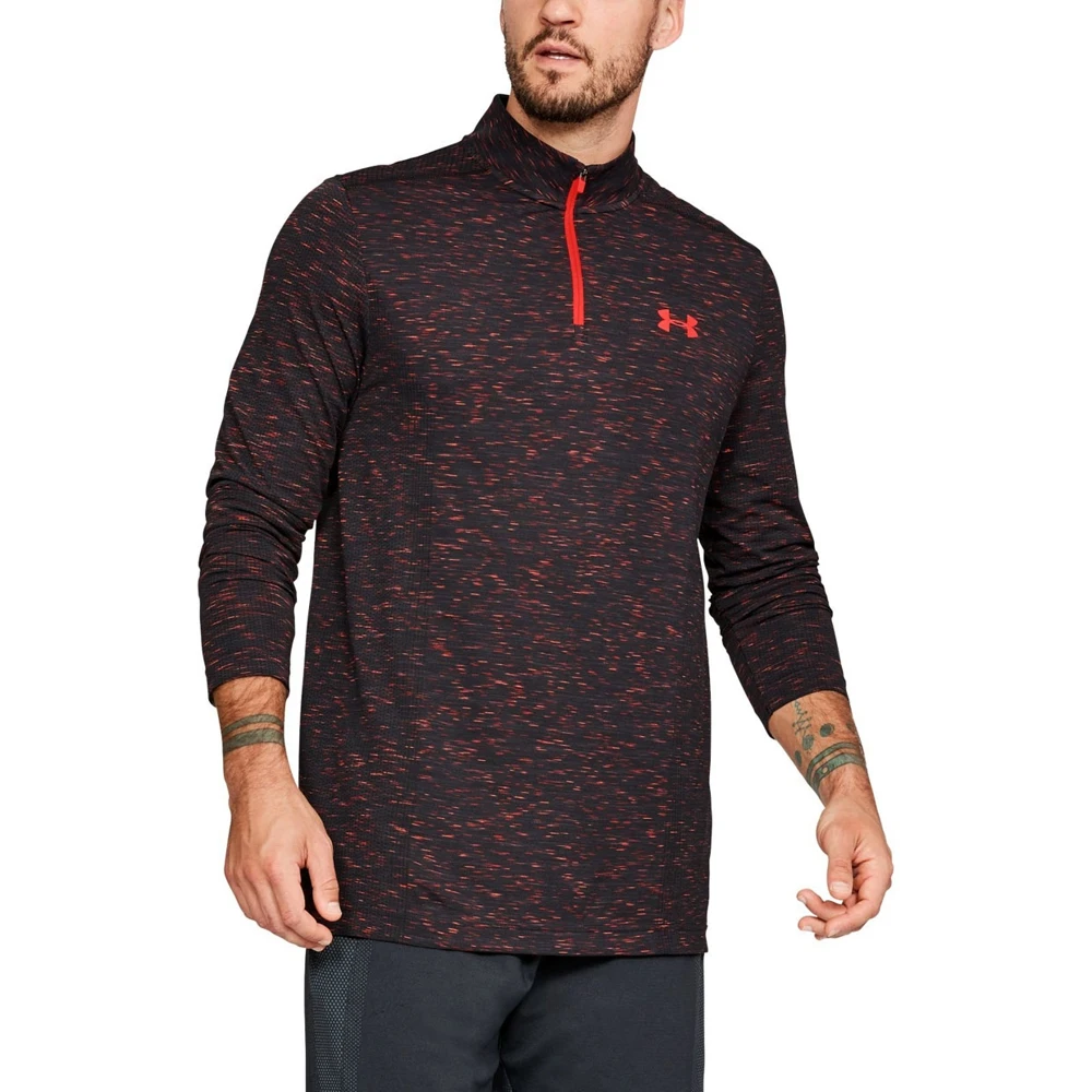 Лонгслив Under Armour Threadborne Seamless Half Zip LS 1298911 016|Беговые куртки| |