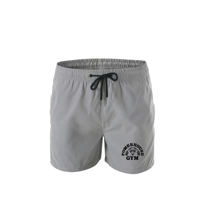 

Summer Gym Sweatpants Men Swimming Trunks Boxer Bodybuilding Short Mens Quick-drying Running Sports Pants Beach Shorts Surfing