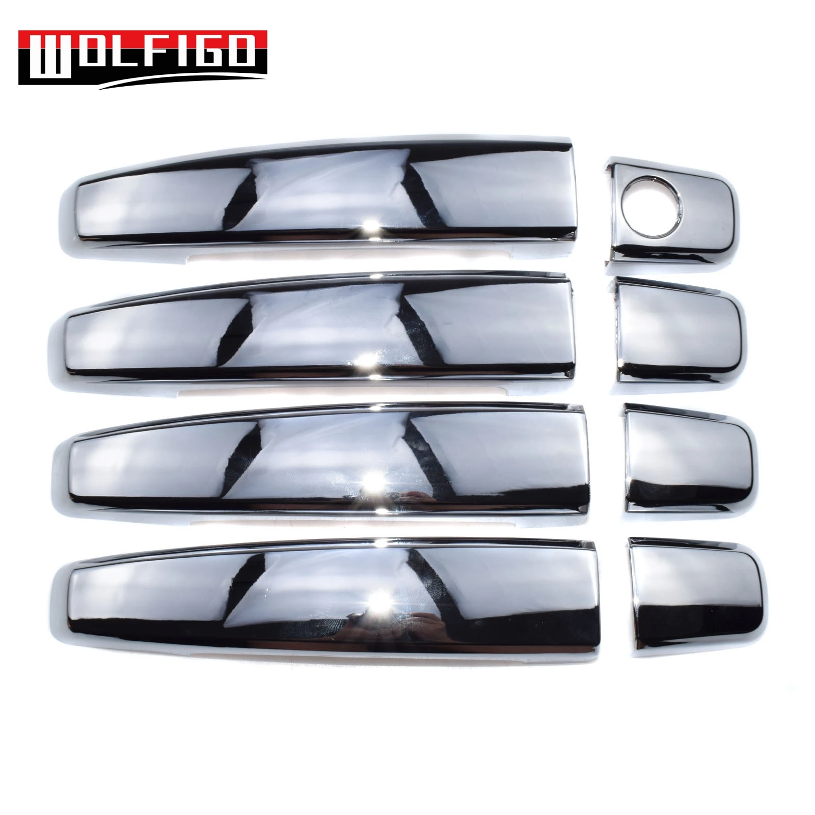WOLFIGO 8 шт. хромированная накладка на дверные ручки для Chevrolet Cruze 11 14 Sonic 07 10 Aveo Fit 2009