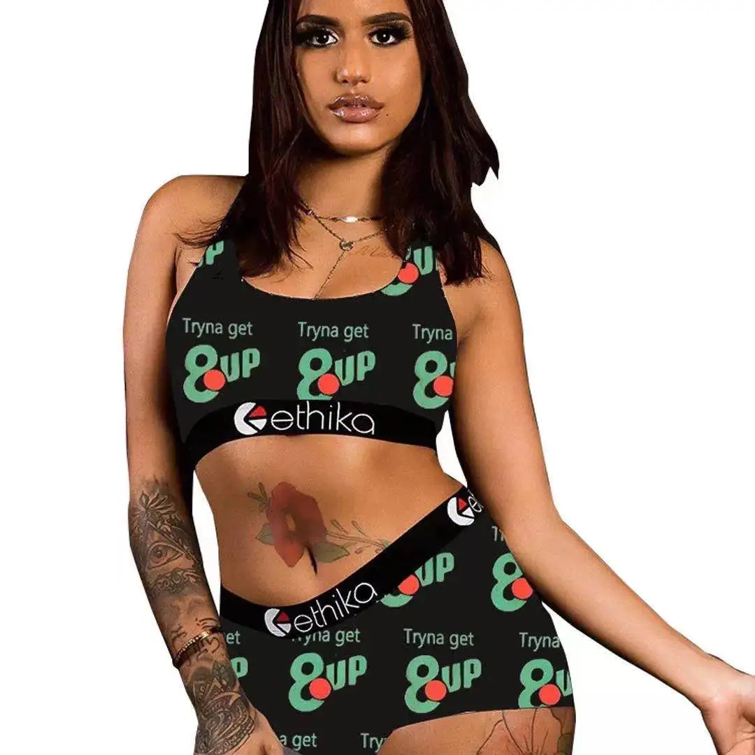 Летний Новый сексуальный женский костюм с шортами принтом уличный спортивный