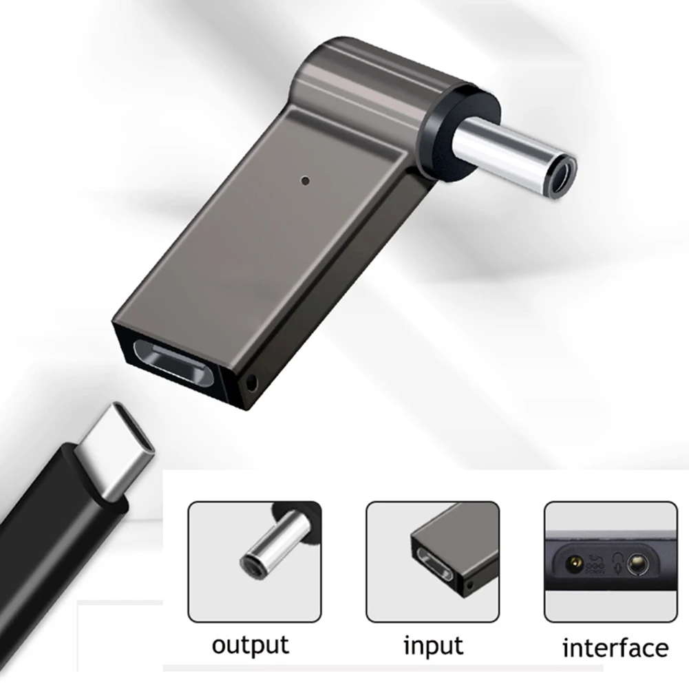 Переходник с USB Type-C на штекер постоянного тока 100 Вт | Компьютеры и офис