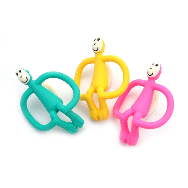 Обезьяны обезьяны обезболивающие детские зубы безопасный Прорезыватель зубов