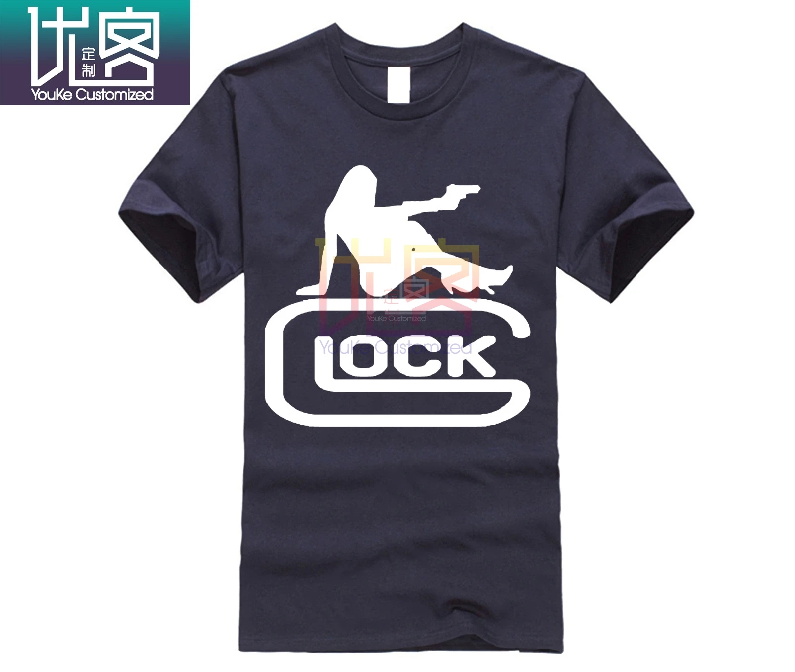 2019 Модная брендовая футболка Glock UniqueT shirt 100% хлопковая с коротким рукавом Унисекс