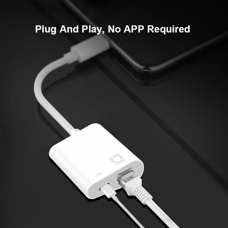 Type C к Ethernet Lan RJ45 USB концентратор адаптер для MacBook Samsung S8 Huawei P30 док-станция xiaomi TV PD