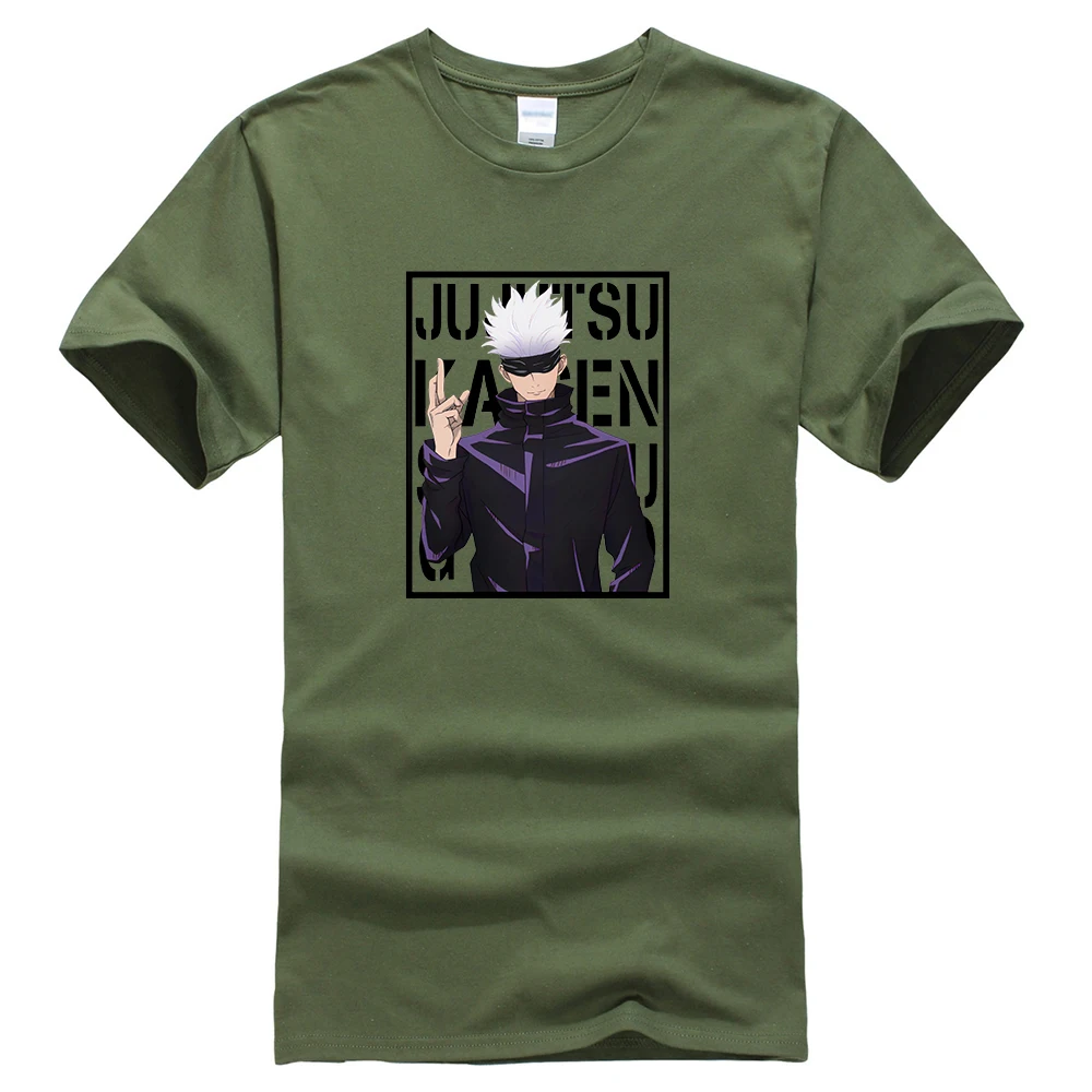 

Jujutsu Kaisen Japan Anime Printed Men T-shirts Fashion Casual Male Short Sleeve Korean Oversized Men's T Shirts Cartoon Clothes