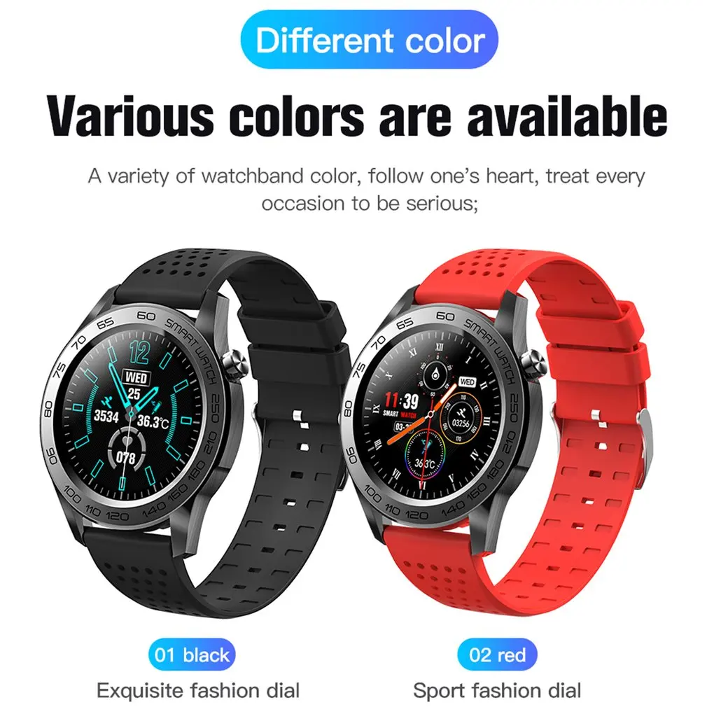 

F22U Bluetooth Sports Smart Watch Men GPS Fitness Tracker Full Touch Smart Bracelet Woman Temperature Smartwatch Android IOS