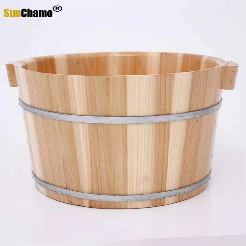 New Fashion Cunninghamia Lanceolata Bath Tub Cover Foot Thicker Massage Soaking Wood Home Furniture | Дом и сад