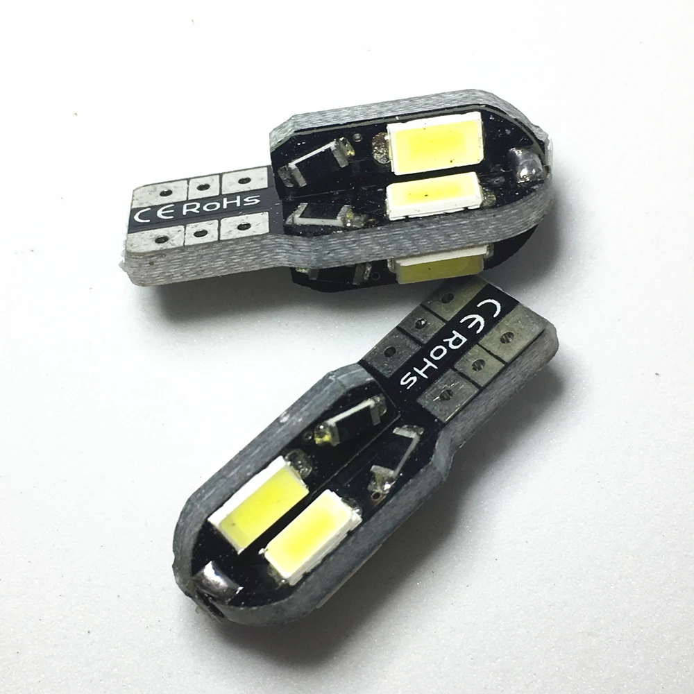 

20PCS W5W T10 LED Bulbs Canbus 5730 8SMD 12V 6000K 194 168 LED Car Interior Map Dome Lights Parking Light Auto Signal Lamp