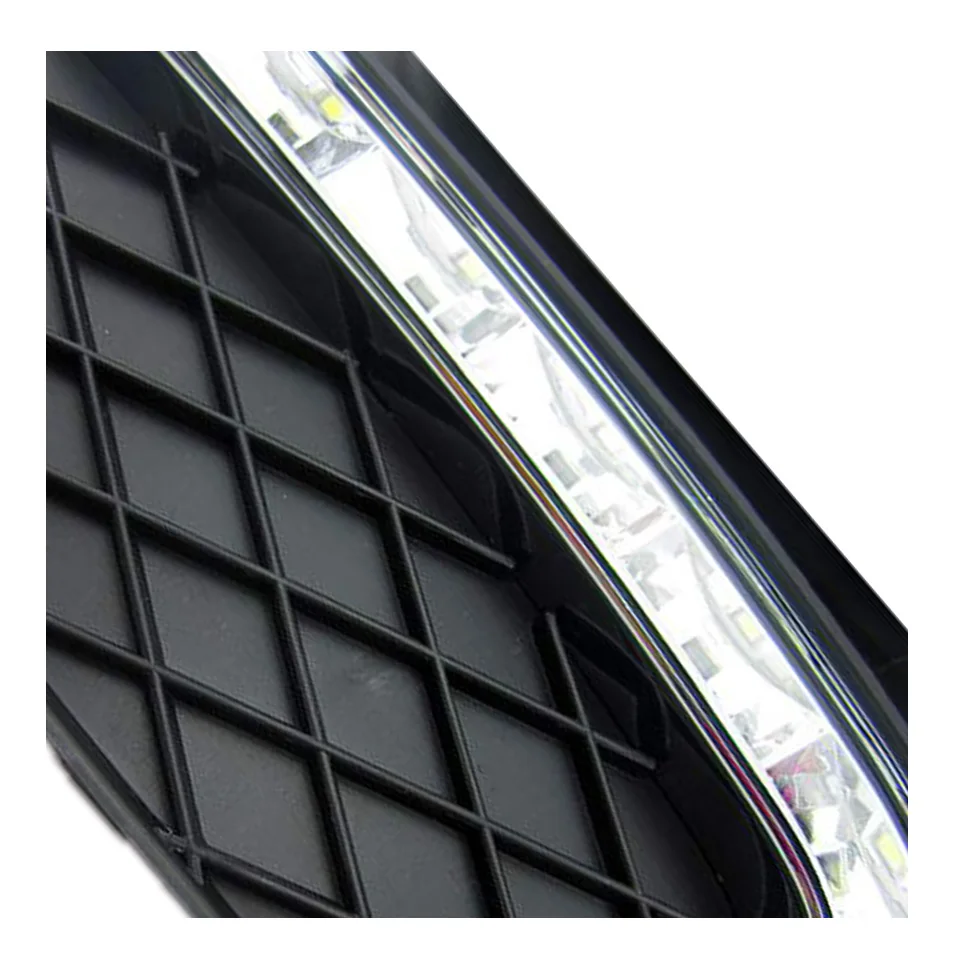 

2 Pcs DRL LED Light For Mercedes Benz Smart fortwo 2008 2009 2010 2011 Daytime Running Light With Fog head Lamp cover