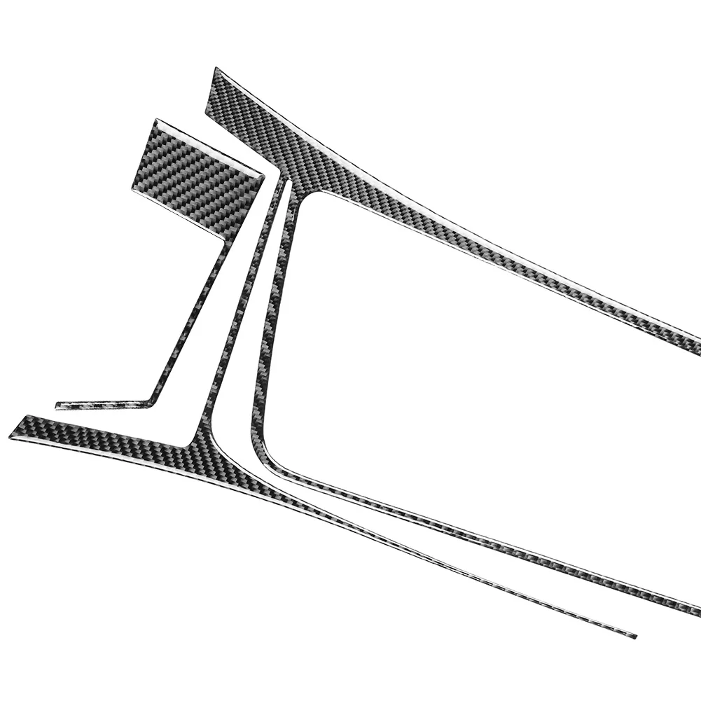 

3pcs/set Car Interior Cover Trim Accessories Gear Shift Car Panel Trim Sticker Decoration for Dodge Challenger 08-14