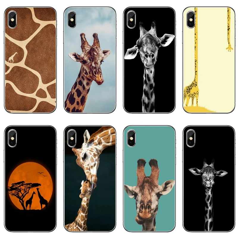 Аксессуар Чехол для телефона Xiaomi Mi 11 Note 10 10T 9 9T 8 Pro A2 Lite A3 A1 Poco F1 F2 M3 X3 NFC Прекрасная жирафа животное на.