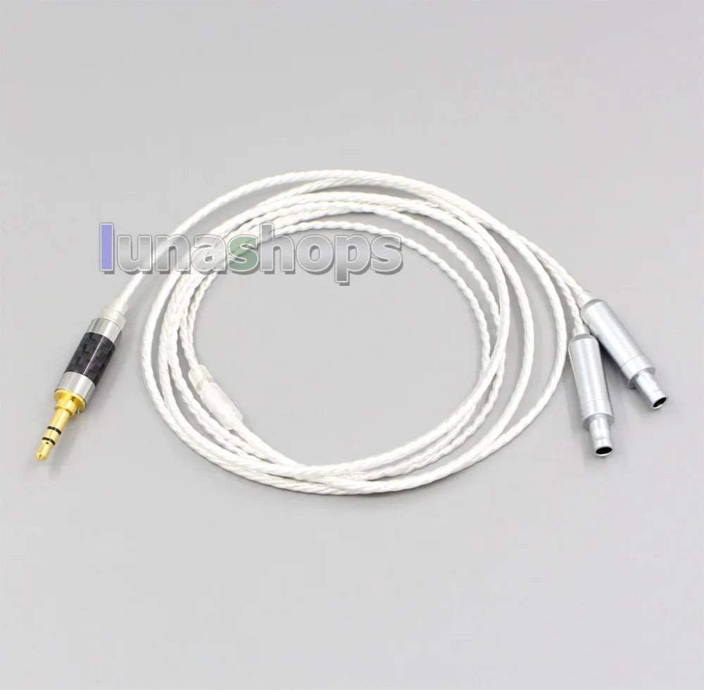LN004821 3,5 мм OCC+ посеребренный медный кабель для наушников Sennheiser HD800 HD820 HD820s