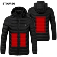 men winter heated jackets windproof warm fleece jeakets hiking jackets outdoor camping skiing clothes s 3xl