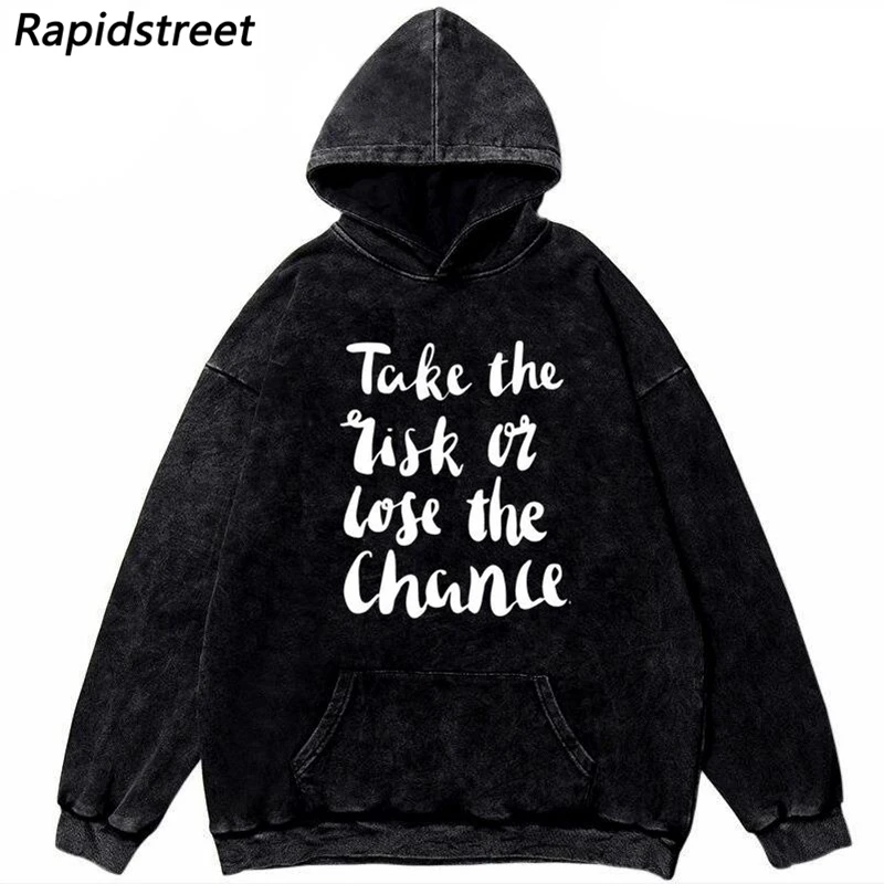 

Men Hip Hop Streetwear Oversize Washed Sweatshirt Hoodie Letter Print Hooded Pullover 2021 Autumn Harajuku Cotton Sweatshirt