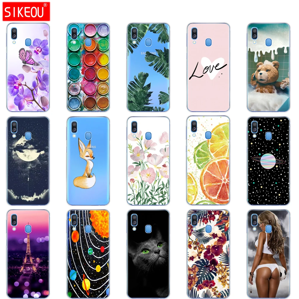 Чехол для Samsung A40 мягкий силиконовый чехол задней панели телефона Galaxy GalaxyA40 A405 SM