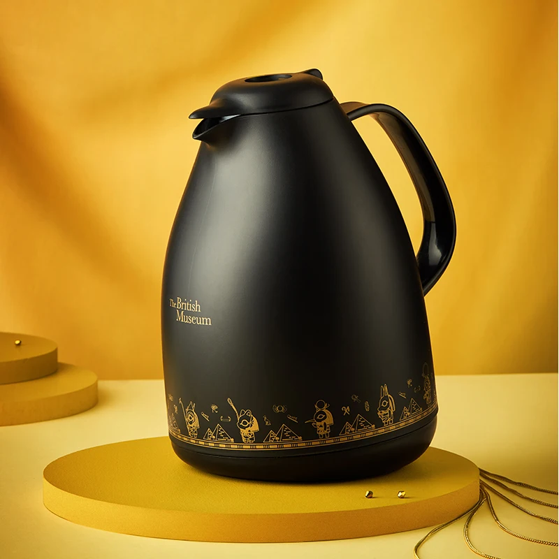 1L чайники чайник горшок Пингвин изоляция с двухслойным лайнер бутылка для