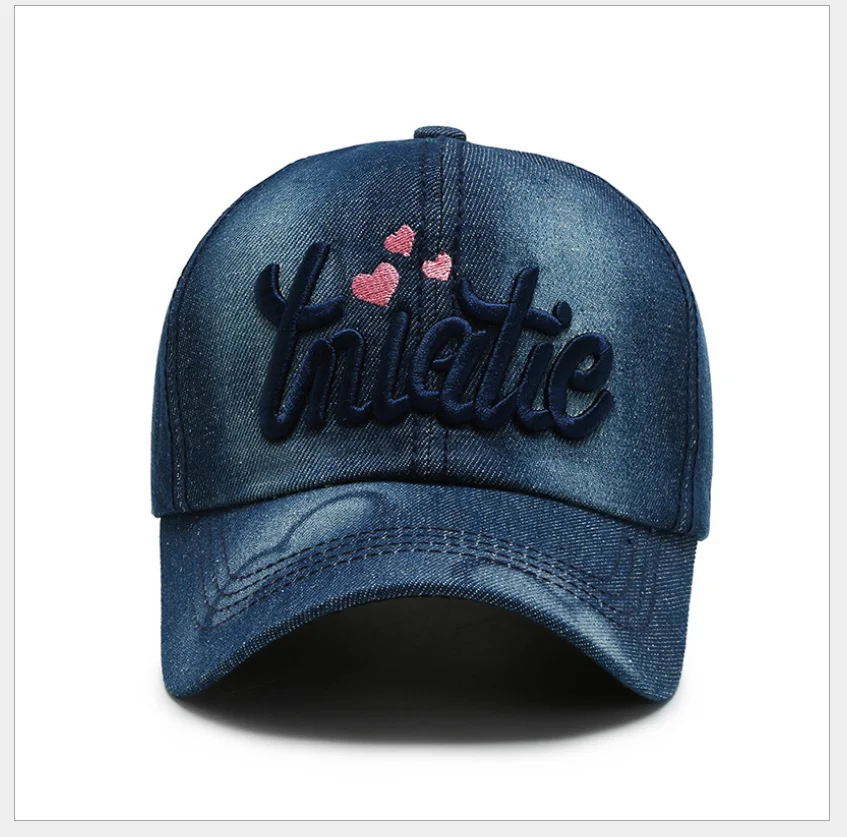 

Vintage Washed Cotton Baseball Cap Men Women Denim Dad Hat Adjustable Trucker Style Low Profile