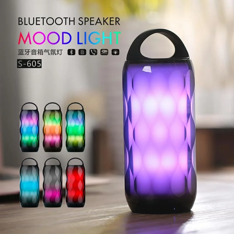 

Wireless Bluetooth Speaker Portable Speaker Bluetooth Portable Bluetooth Speaker Hold in Hand Outdoor Bass Speaker With LED New