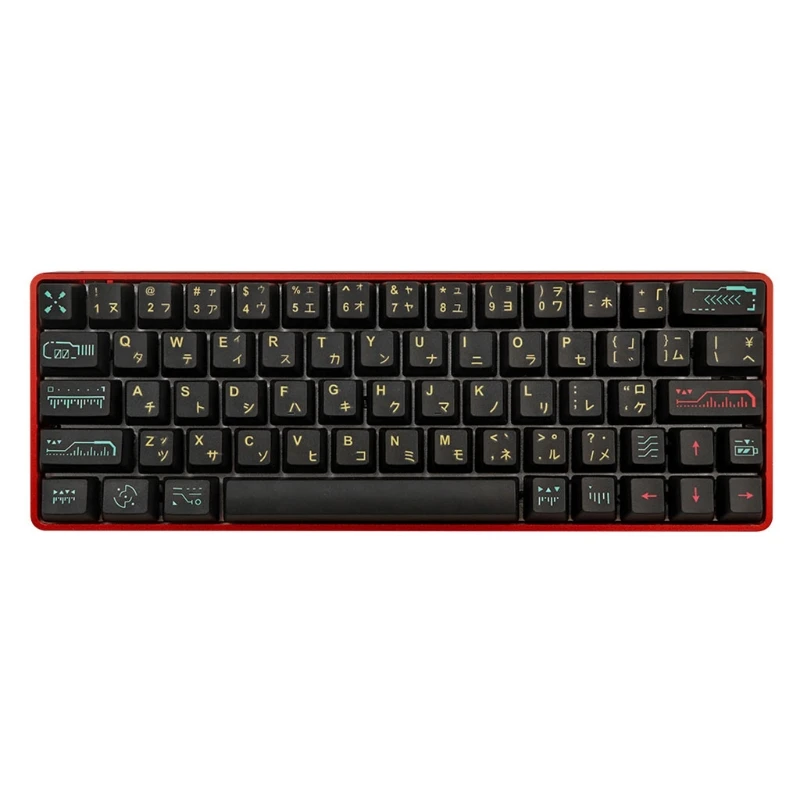 

71 Keys Keycap Dye Sublimation OEM Profile Mechanical Keyboard Keycap for RK61 Gans Alt61 Anne Pro GH60 iquix F60 GK61