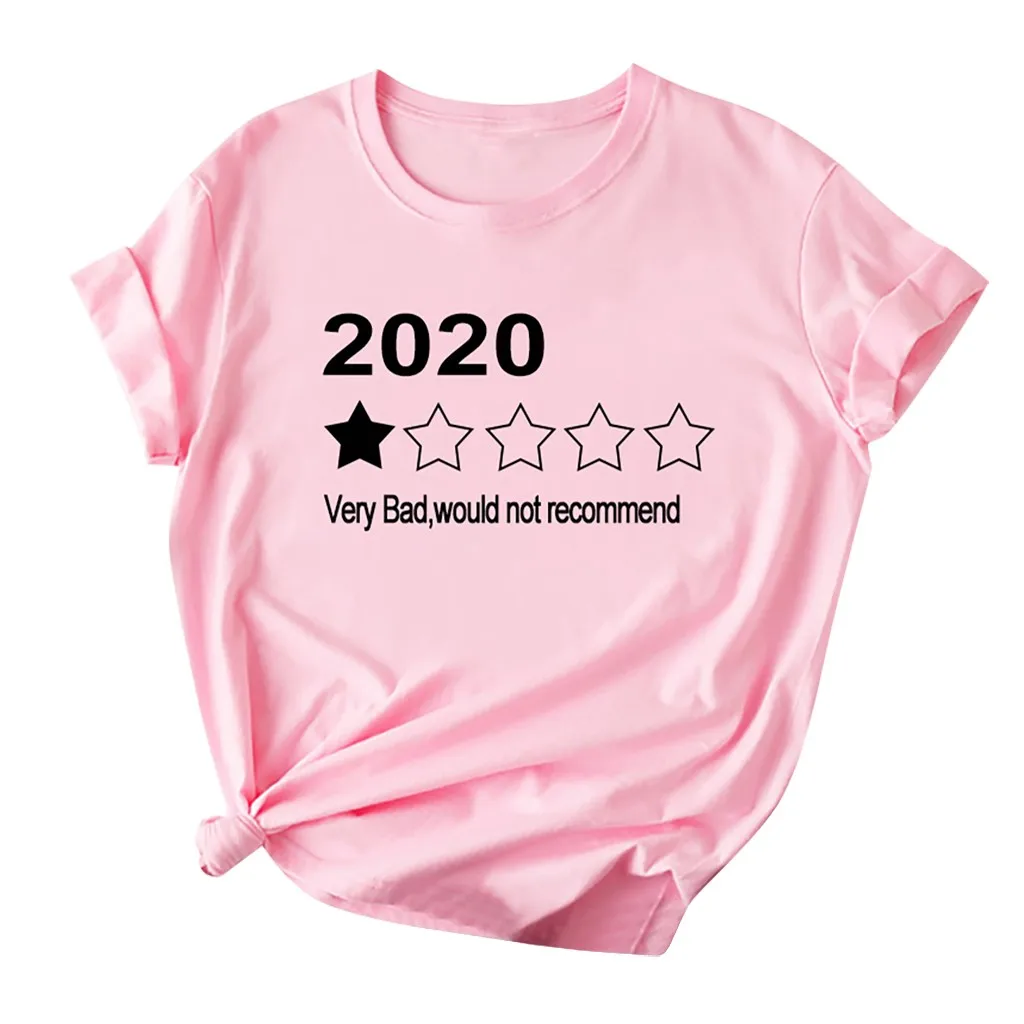 Женские футболки с буквенным принтом повседневные в стиле Харадзюку коротким