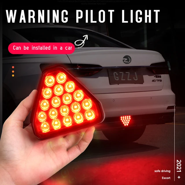 Auto LED Strobe Blinklicht Warnung Flash ABS Gelb Dreh Lampe Neue