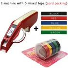 Dymo машина для тиснения этикеток 1610 портативная ПЕЧАТНАЯ МАШИНКА с 3D тиснением кассета для Dymo Органайзер Xpress руководство по изготовлению этикеток