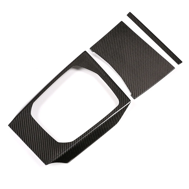 Автомобильная панель центральной консоли из углеродного волокна для BMW 3 серии G20